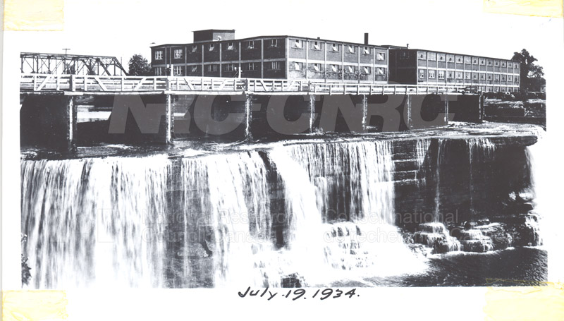 Rideau Falls- John St. Annex July 1934