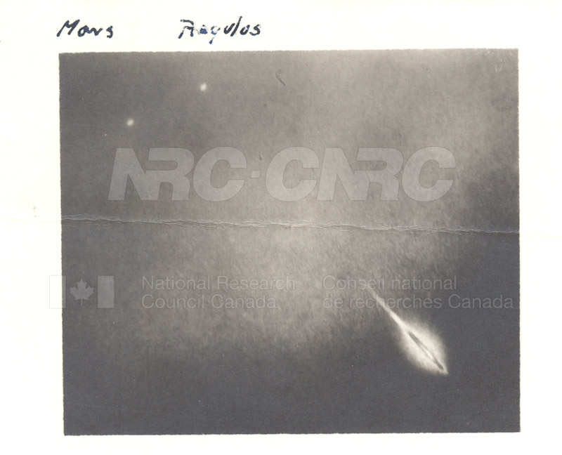 Lionid- Mars- Photographed at Frank P. Brackett Observatory, Pamona College, Claremont California Nov. 17 1932