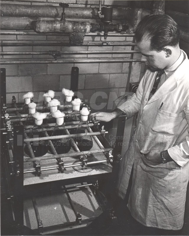 Enzymology and Fermentations- S.M. Martin w. Fermentation Shaker c.1953