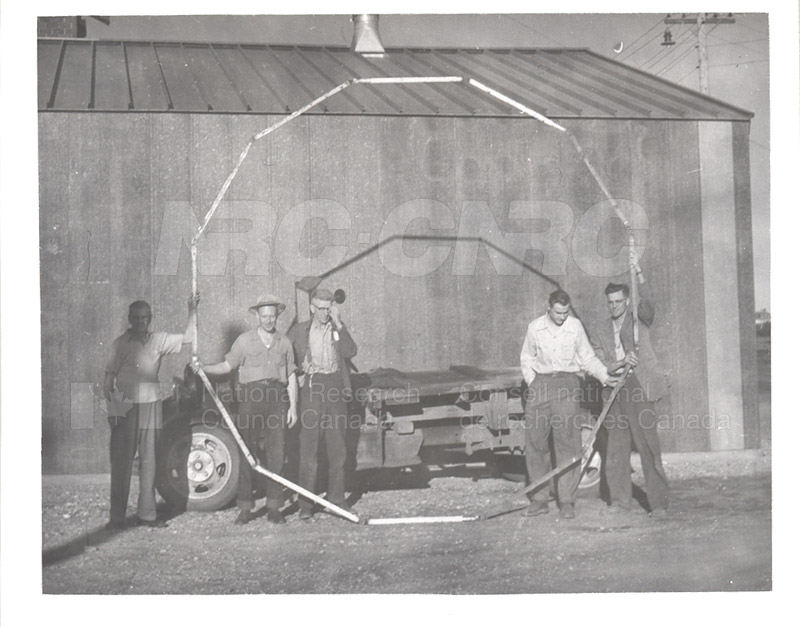 The Dodecagon Angle Iron Frame- Jack Hodges, Tony Nilson, Chuck Haglund , Harry Williams July 1952