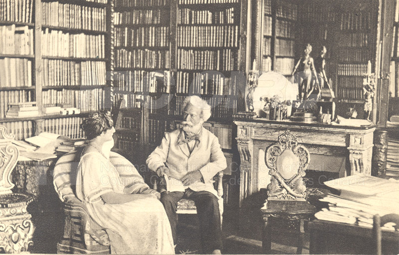 Mr. and Mrs. Camille Flammarion (post card)