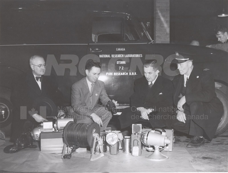 Fire Research Vehicle Inspection 1952