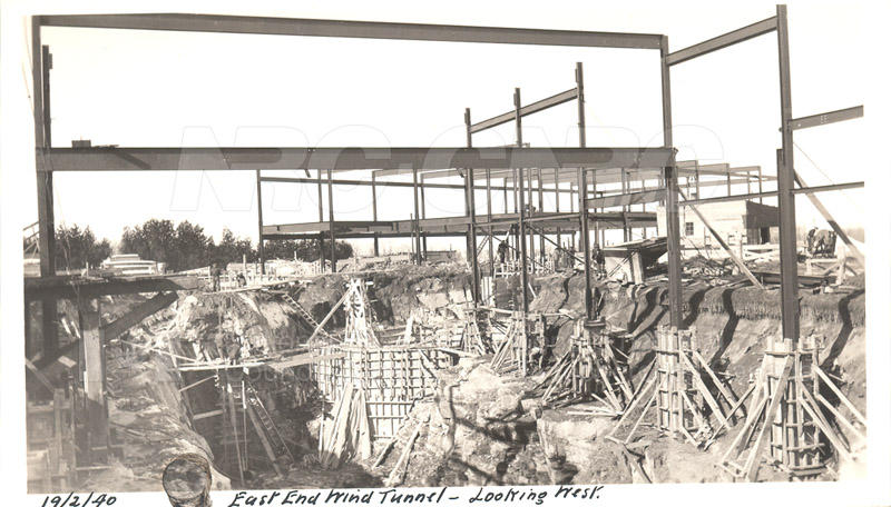 Administration and Wind Tunnels Construction 1940 029