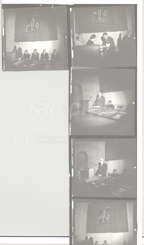 Presentation of McNaughton Mementoes, Mrs. McNaughton, Dr. Ballard 1967 001