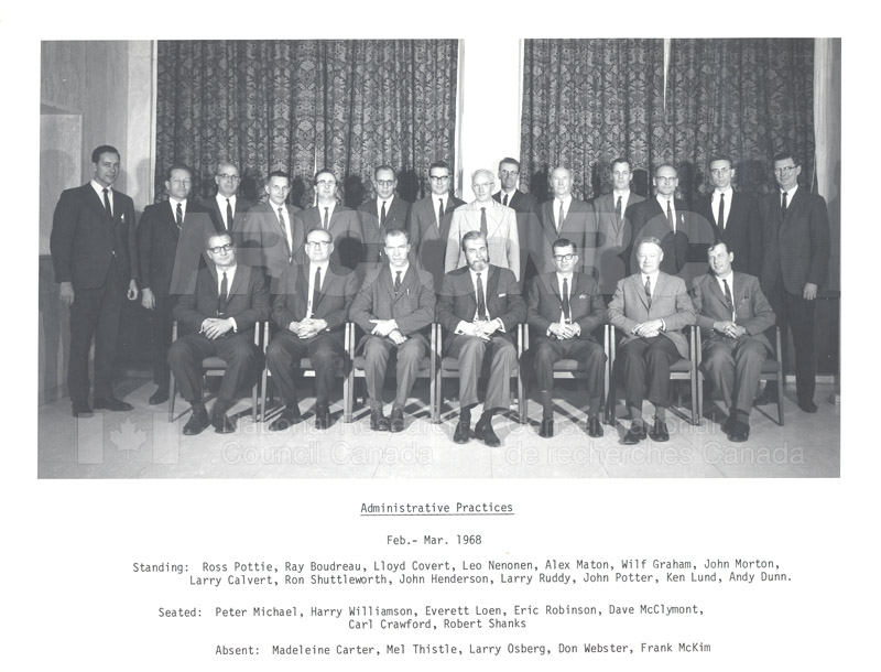 Meeting- Administrative Practices Feb.-March 1968