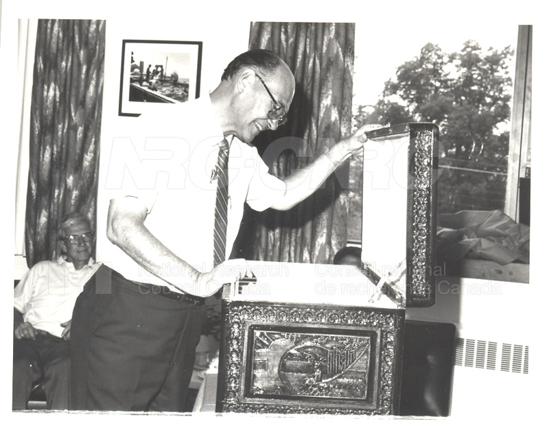 Retirement Parties V. Renaud, F. Greenwell, F. Simpson 1984 004