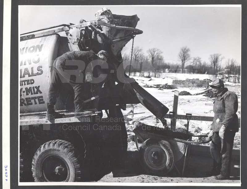 Administration Building Construction 1950s 038