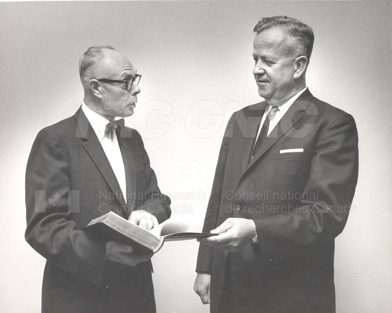 B.G. Ballard & 'Bob' Martin (Fisheries Research Board), NRC 50th Anniversary