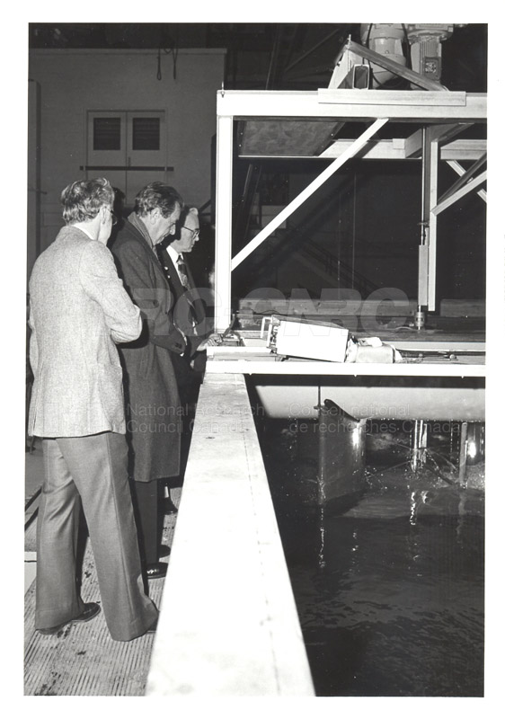 Corporate Services- Visit of French Ambassador Touring Hydraulics Lab 1981 005