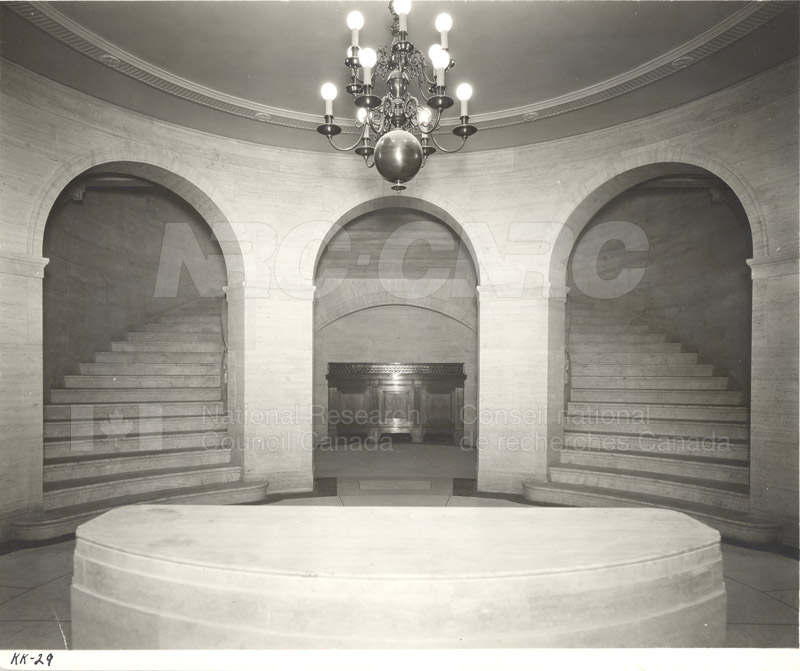 100 promenade Sussex - Foyer du niveau inférieur (KK-29) 1932