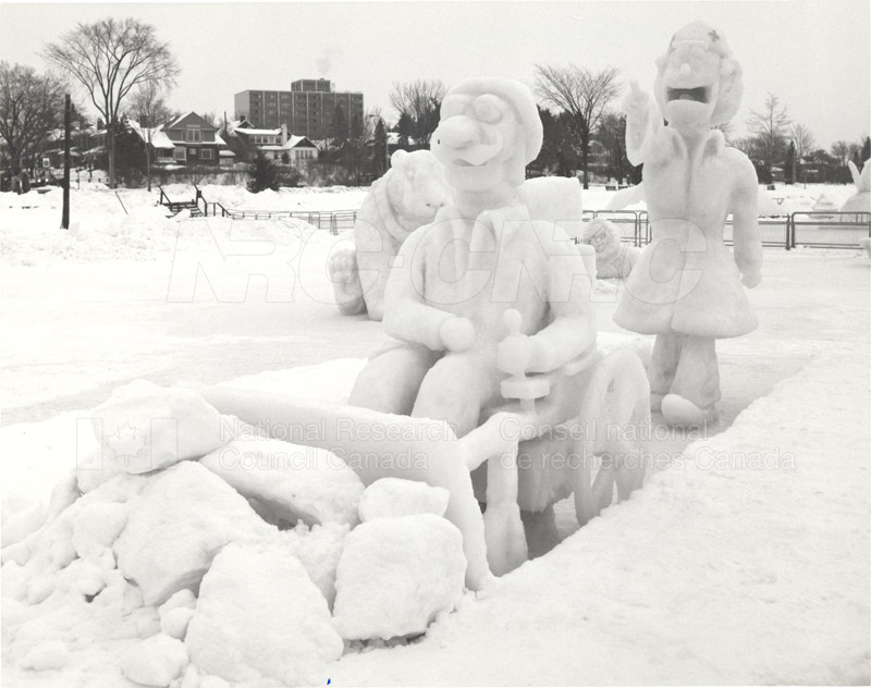 NRC's Winterlude Snow Sculpture- 1st Prize 1985 003