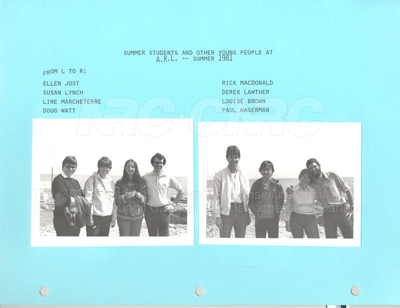 Summer Students 1981 002