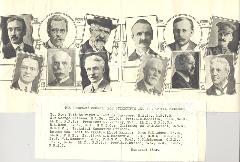Members of Council 1916-1920