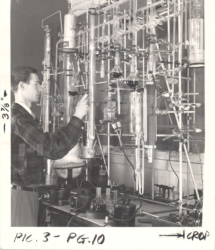 Fractional Distillation Assembly- Fats and Oils Laboratory c.1955