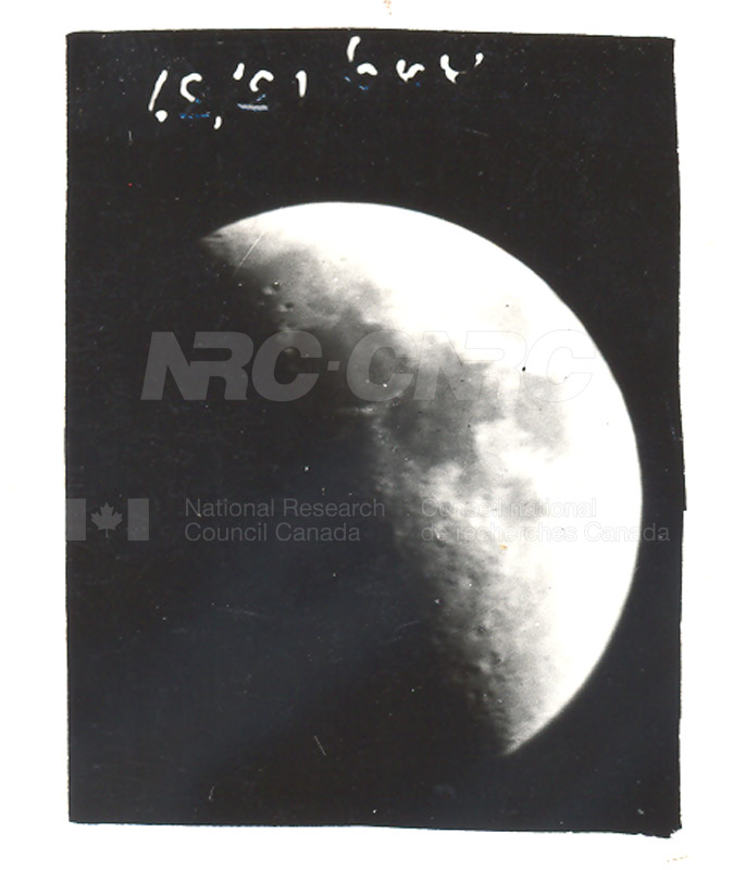 Moon- Photo by Killburn- 9 pm Aug. 13 1937