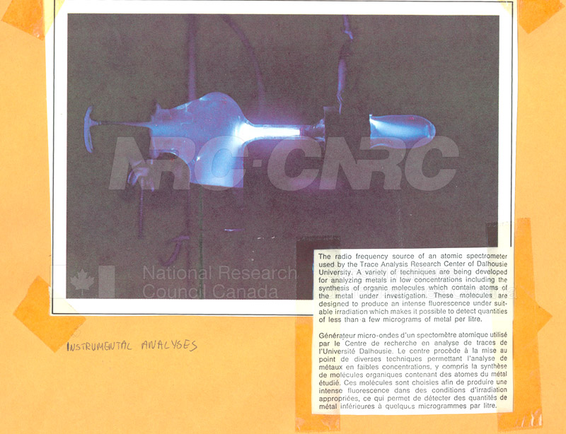 Brochure pour laboratoire régional de l'Atlantique 82-01-044