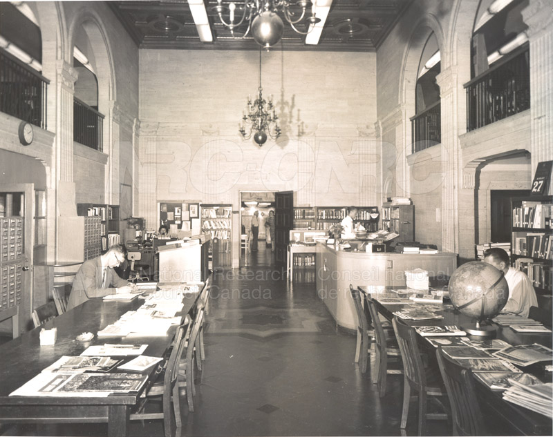 National Science Library- Sussex Drive Section in the Shelving of the Main Stacks c.1966 001