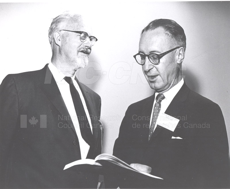 Dr. W.H. Cook Becoming President of Royal Society of Canada 1962
