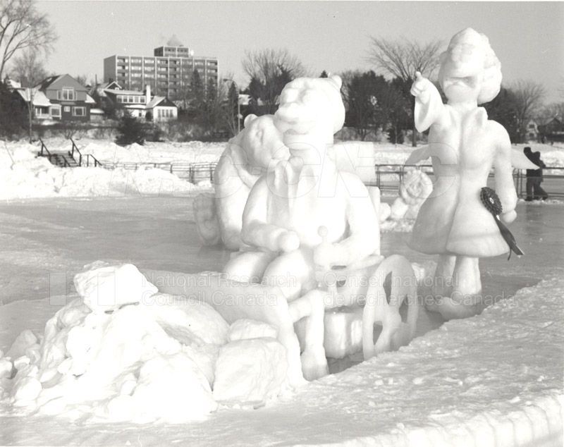 NRC's Winterlude Snow Sculpture- 1st Prize 1985 004