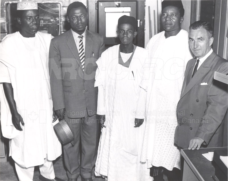 Visites des étudiants en génie du Nigéria 1958